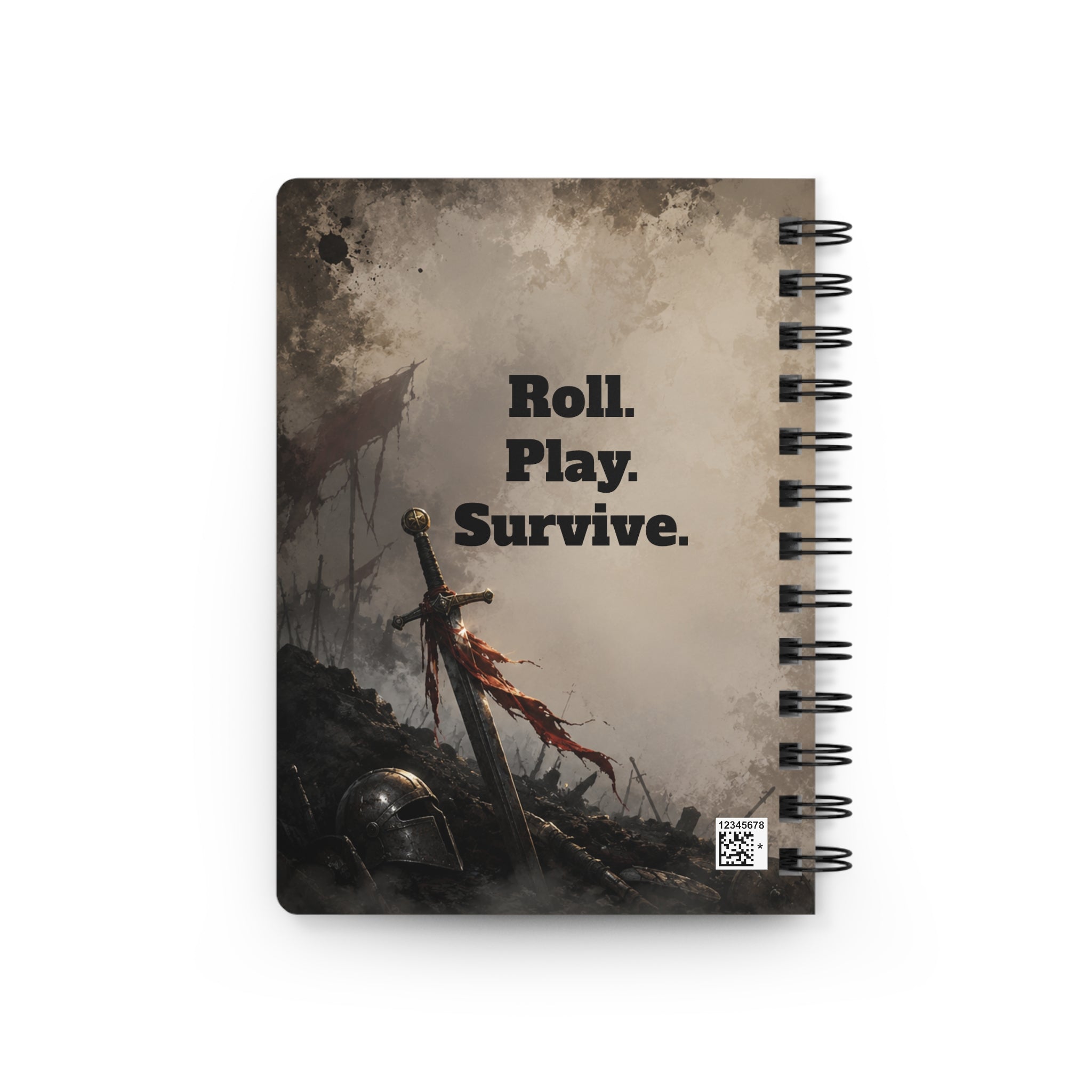 Personalized Fighter Character Journal — TTRPG Campaign Notebook