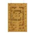 Desert Ruins — 24×36 Gridded TTRPG Battle Map