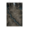 The Cavern Crossing — 24×36 Gridded TTRPG Battle Map