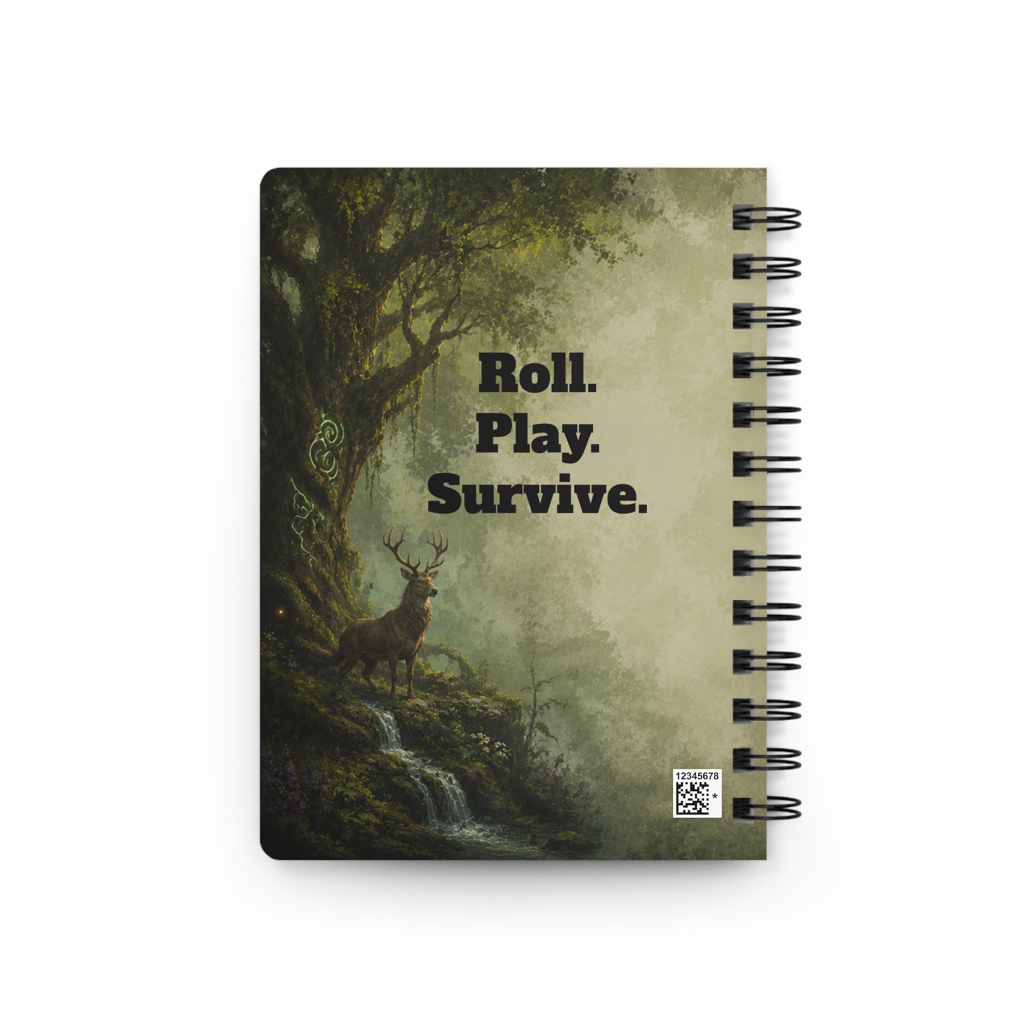 Personalized Druid Character Journal — TTRPG Campaign Notebook