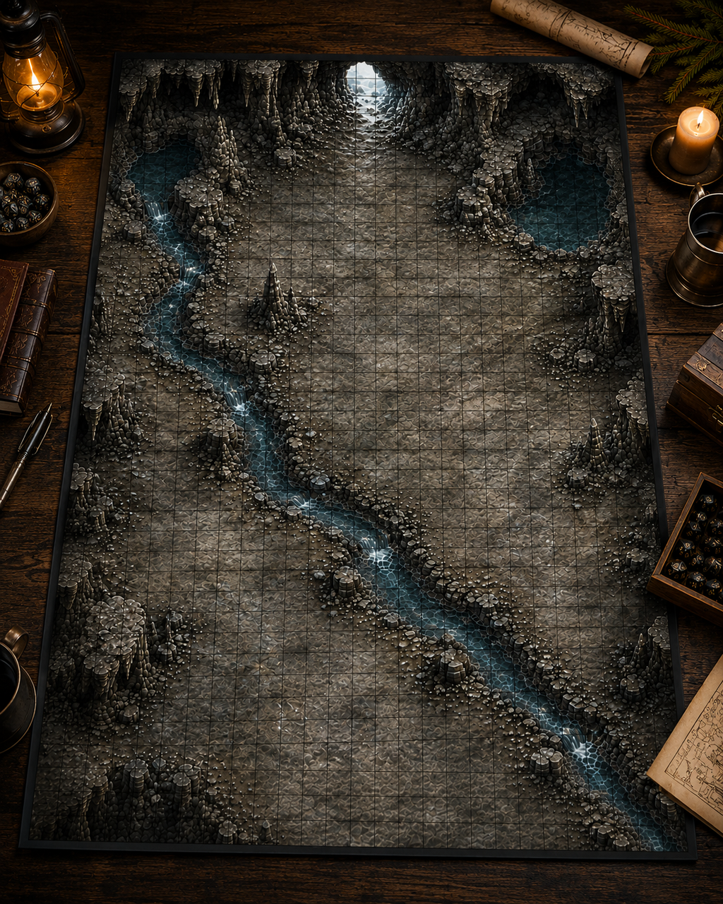 The Depths Below — 3 Battle Map Encounter Pack