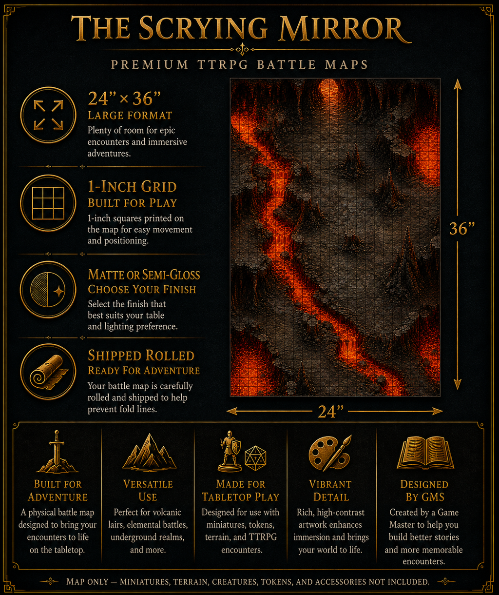 Into the Inferno — 3 Battle Map Encounter Pack