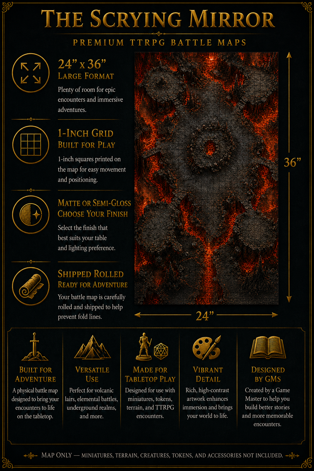 Into the Inferno — 3 Battle Map Encounter Pack