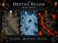 The Depths Below — 3 Battle Map Encounter Pack
